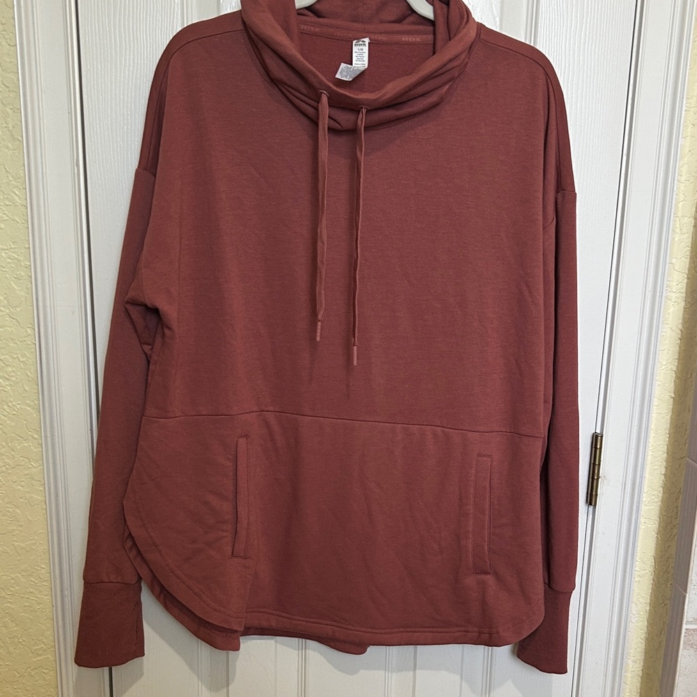 RBX Women's Sweatshirt in Rust Red